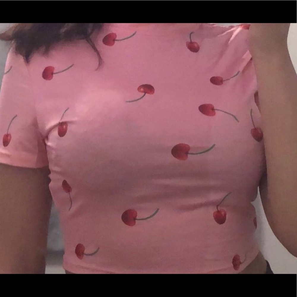 cherry crop top